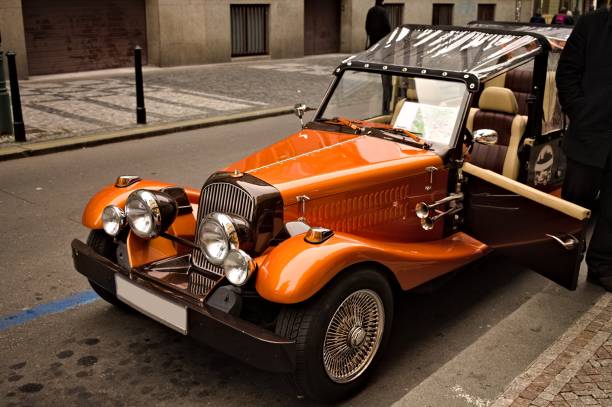 Clásico naranja convertible